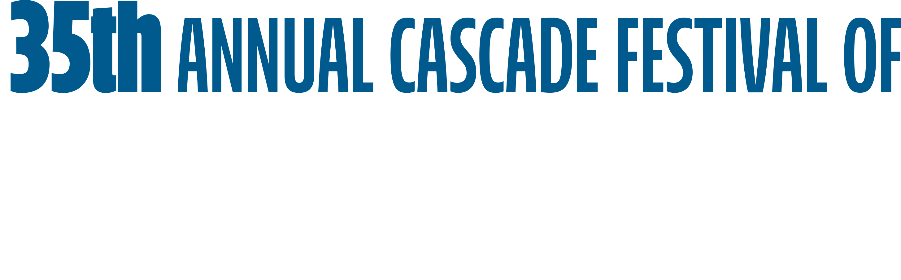 35th Annual Cascade Festival of African Films